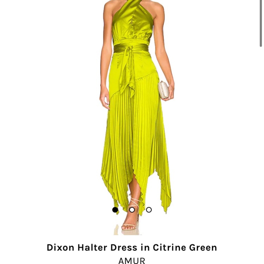 Lime green dress